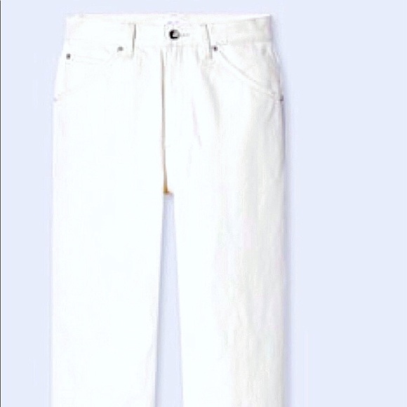 Uniqlo Denim - UNIQLO White Jeans  Women U RegularFit